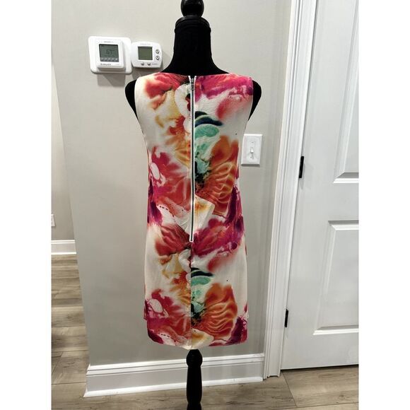 Alice & Olivia Dress Silk Shift Spring Floral Summer Cottagecore - Size XS - Picture 2 of 8